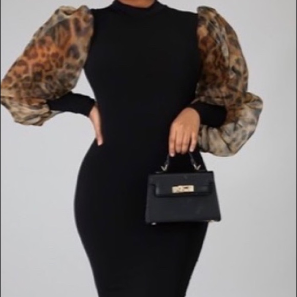 Long Sleeve Black Dress